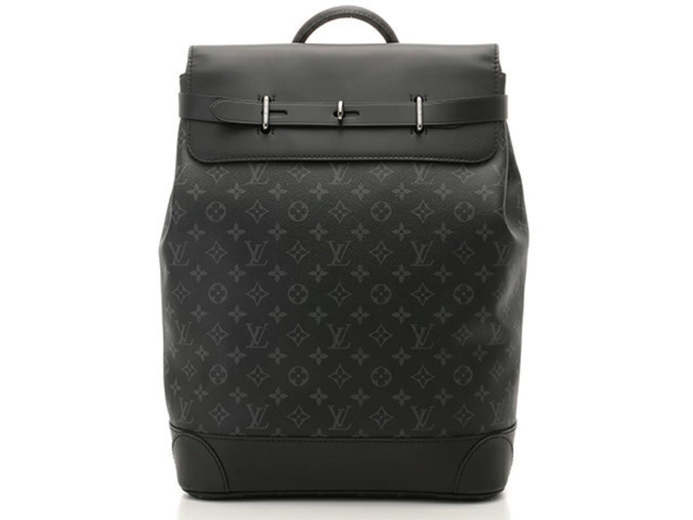 LOUIS VUITTON Steamer Backpack Monogram Eclipse Black